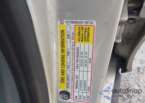 2013 Chevrolet Malibu 1Ls z USA, uszkodzony, nr VIN 1G11B5SA2DF155730